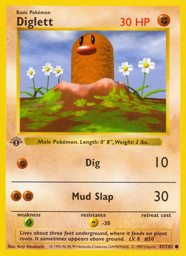 Diglett — Base Set