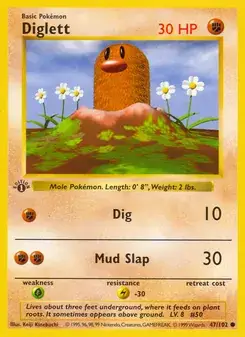 Diglett — Base Set