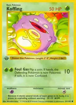 Koffing — Base Set