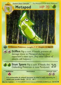 Metapod — Base Set