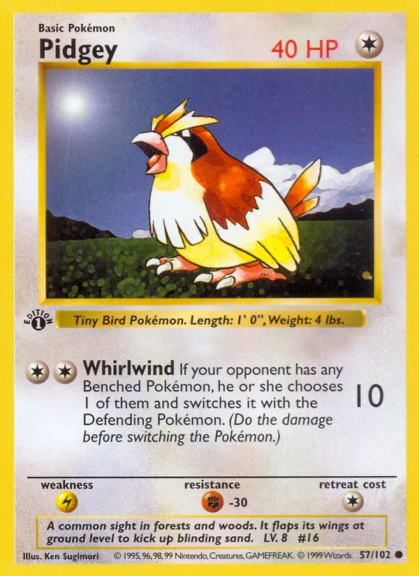 Pidgey — Base Set