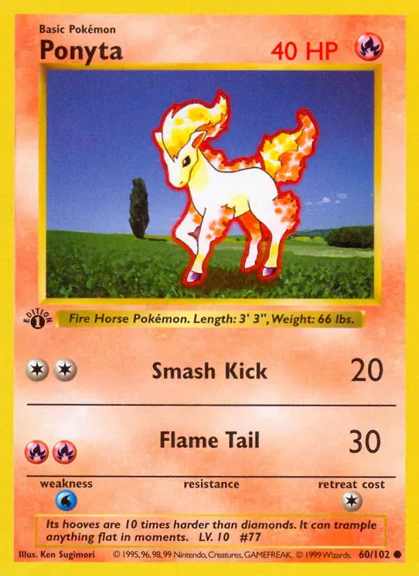 Ponyta — Base Set