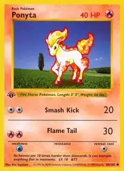Ponyta — Base Set