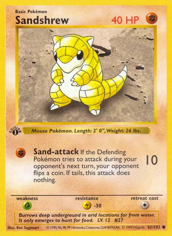 Sandshrew — Base Set