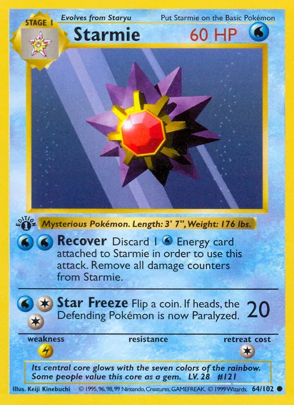 Starmie — Base Set