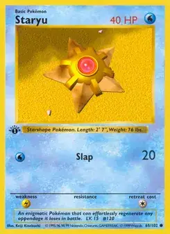 Staryu — Base Set