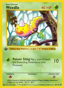 Weedle — Base Set