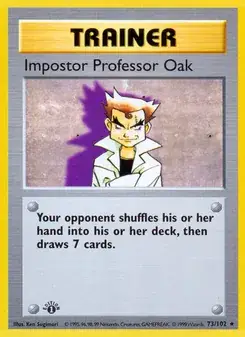Impostor Professor Oak — Base Set