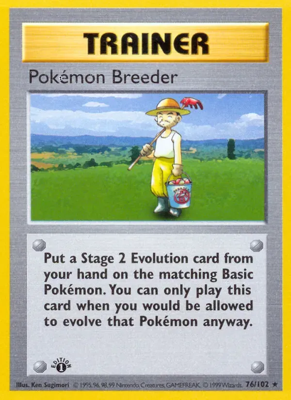 Pokémon Breeder — Base Set