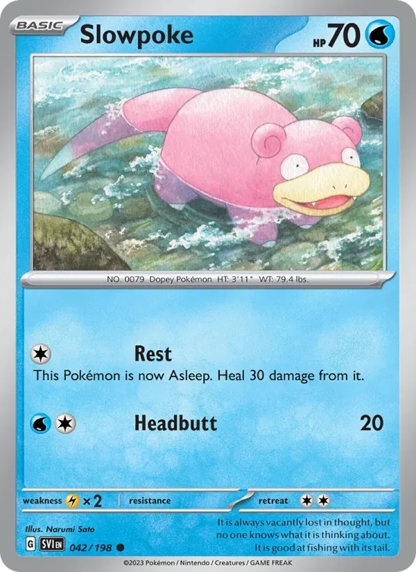 Slowpoke — Scarlet & Violet