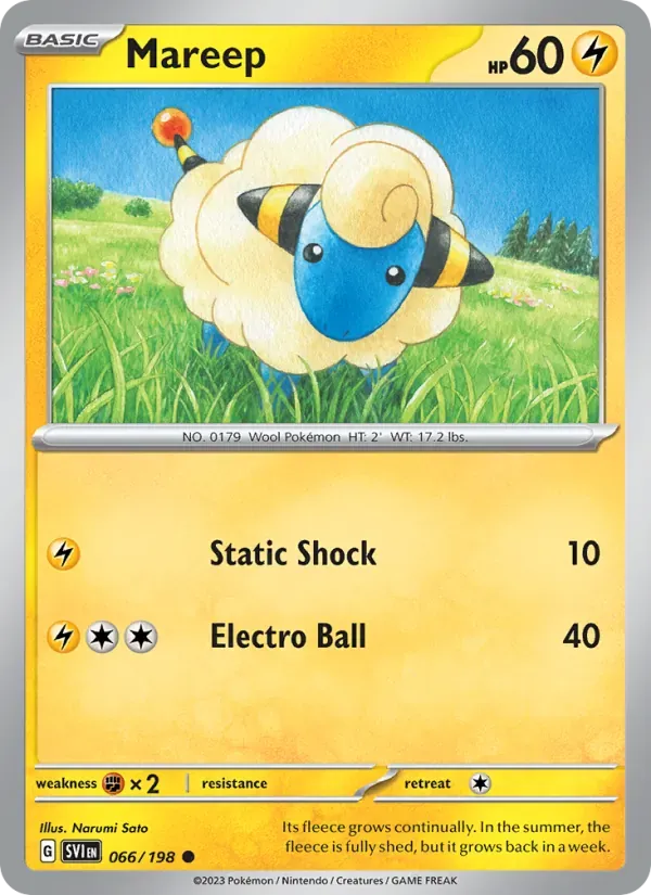 Mareep — Scarlet & Violet