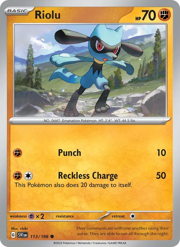 Riolu — Scarlet & Violet