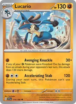 Lucario — Scarlet & Violet