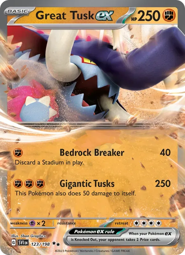 Great Tusk ex — Scarlet & Violet
