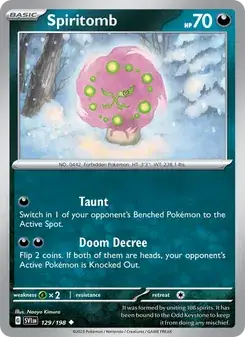 Spiritomb — Scarlet & Violet