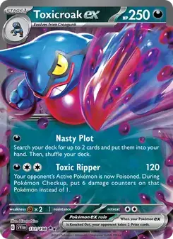 Toxicroak ex — Scarlet & Violet