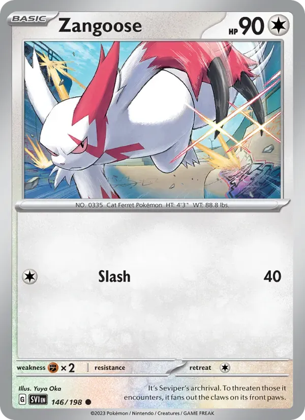 Zangoose — Scarlet & Violet