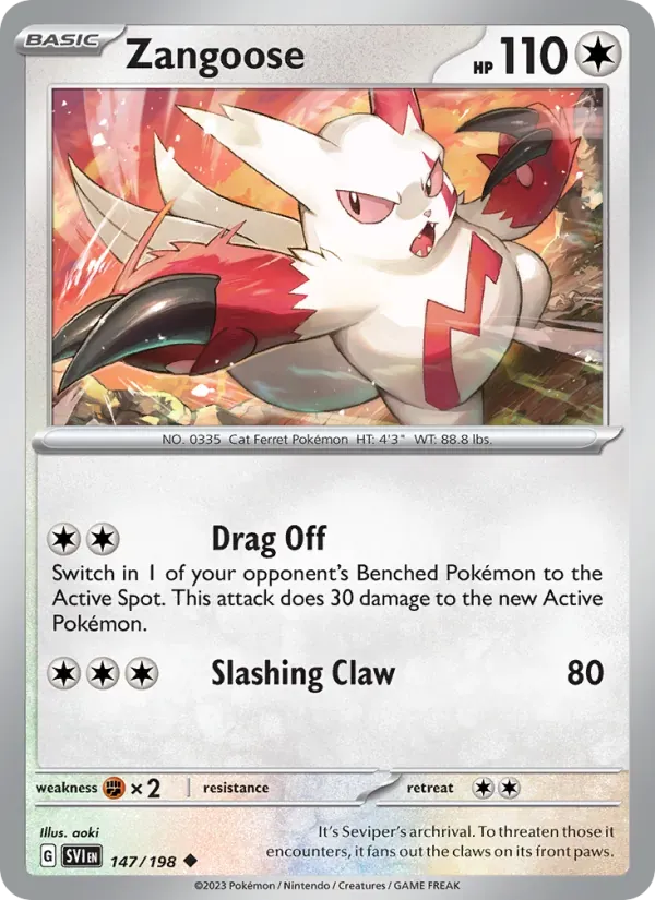 Zangoose — Scarlet & Violet