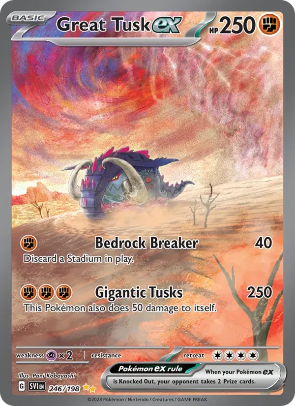 Great Tusk ex — Scarlet & Violet