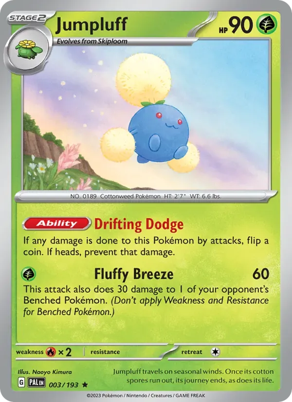 Jumpluff — Paldea Evolved