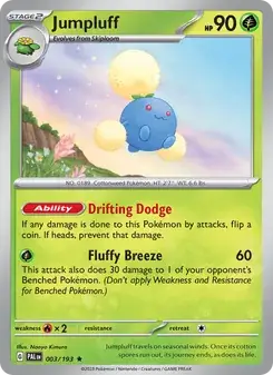 Jumpluff — Paldea Evolved