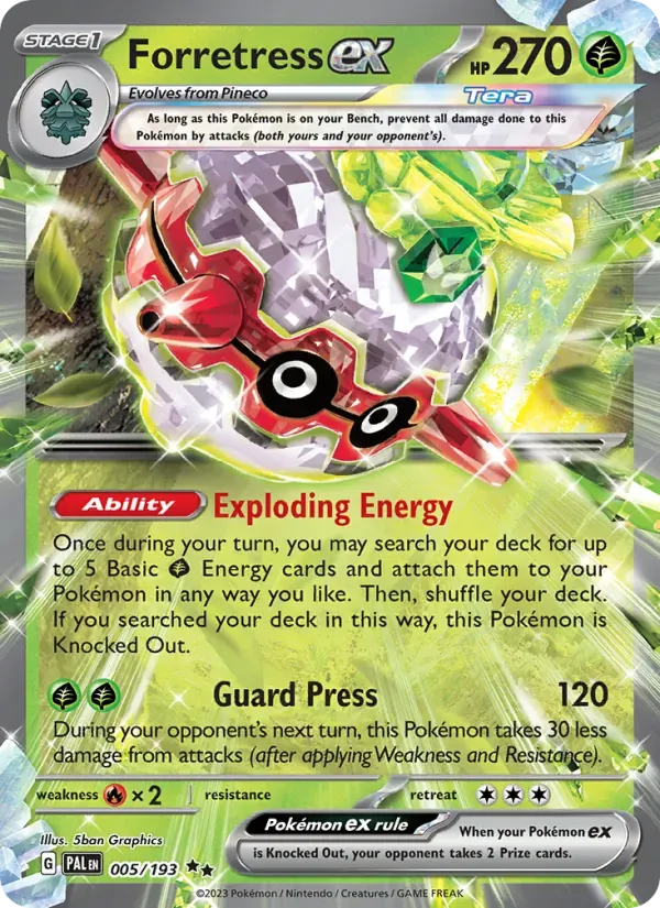 Forretress ex — Paldea Evolved