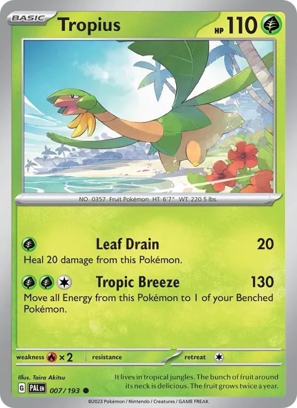 Tropius — Paldea Evolved