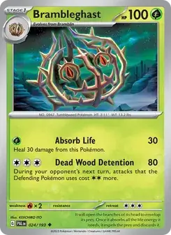 Brambleghast — Paldea Evolved