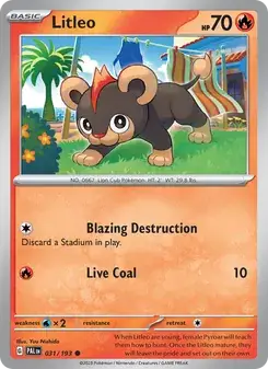 Litleo — Paldea Evolved