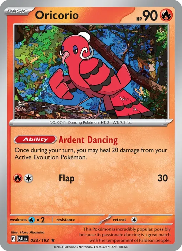 Oricorio — Paldea Evolved