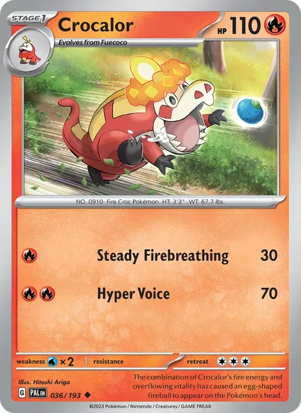 Crocalor — Paldea Evolved
