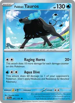 Paldean Tauros — Paldea Evolved