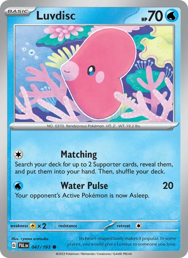 Luvdisc — Paldea Evolved