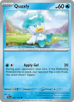Quaxly — Paldea Evolved