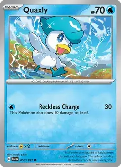Quaxly — Paldea Evolved