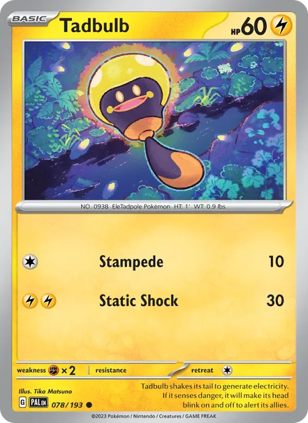 Tadbulb — Paldea Evolved