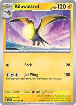 Kilowattrel — Paldea Evolved