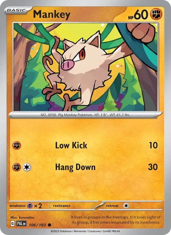 Mankey — Paldea Evolved