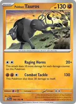 Paldean Tauros — Paldea Evolved