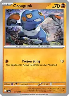 Croagunk — Paldea Evolved