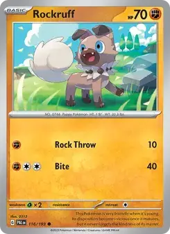 Rockruff — Paldea Evolved