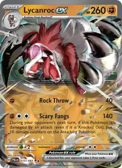 Lycanroc ex — Paldea Evolved