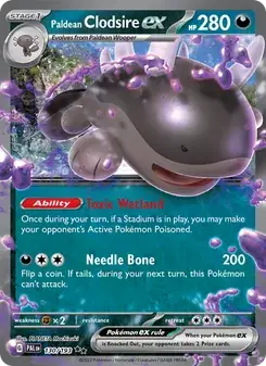 Paldean Clodsire ex — Paldea Evolved