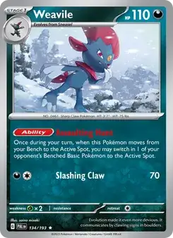 Weavile — Paldea Evolved