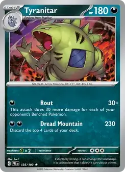 Tyranitar — Paldea Evolved