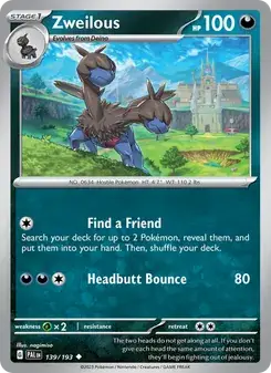 Zweilous — Paldea Evolved