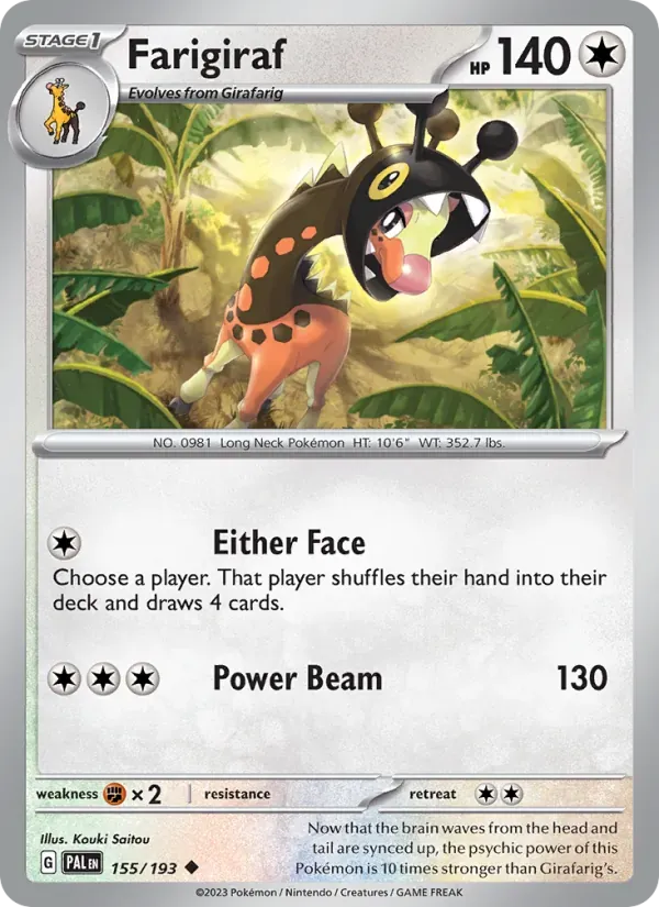 Farigiraf — Paldea Evolved
