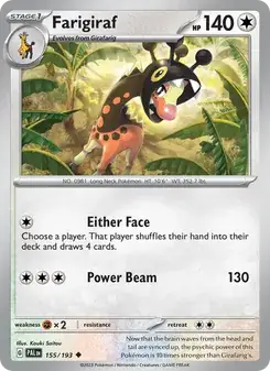 Farigiraf — Paldea Evolved