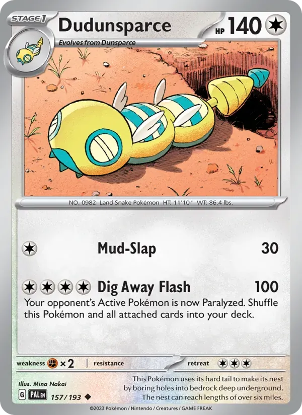 Dudunsparce — Paldea Evolved