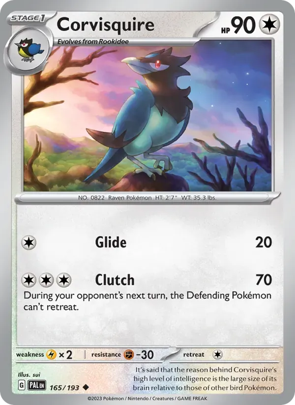 Corvisquire — Paldea Evolved